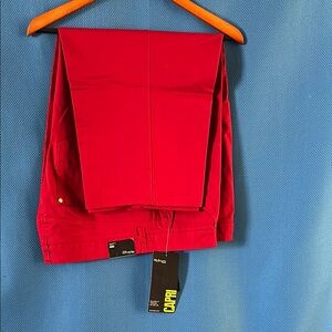 Style & Co Bright Red Capri Pants